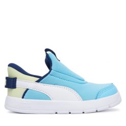 Sneakersy Puma. Niebieskie trampki i tenisówki chłopięce Puma, bez wzorów, bez zapięcia. Za 149.99 zł.
