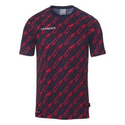 Koszulka Uhlsport Progressive 28. Czerwone koszulki sportowe męskie Uhlsport, bez wzorów, z materiału, bez kołnierzyka, bez ramiączek, do piłki nożnej. Za 149.50 zł.