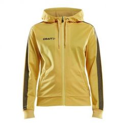 Bluza sportowa damska Craft Fullzip Pro Control. Żółte bluzy damskie Craft, m, bez wzorów, z kapturem. W wyprzedaży za 214.70 zł.