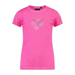 T-shirt dziewczęcy z jerseyu CMP. Czerwone t-shirty i topy dla dziewczynek CMP, bez wzorów, z bawełny, bez ramiączek. Za 124.50 zł.