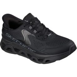 Adidasy Skechers Glide-step Atlus, Kobiety. Czarne obuwie sportowe damskie Skechers, bez wzorów, na fitness i siłownię. Za 499.99 zł.