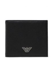 Emporio Armani Portfel Y4R168 Y138E 81072 Czarny. Czarne portfele męskie Emporio Armani, bez wzorów, ze skóry. Za 398.99 zł.