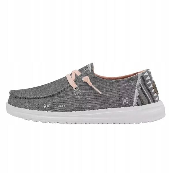 HeyDude Damskie Mokasyny Wendy Boho. Szare mokasyny damskie Hey dude, z materiału, boho. Za 199.00 zł.