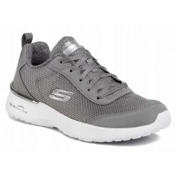 BUTY damskie SKECHERS DYNAMIGHT 12947-GRY szare niskie lekkie sportowe 38,5. Szare obuwie sportowe damskie Skechers, bez wzorów, trekkingowe, Skechers Sport. Za 279.00 zł.