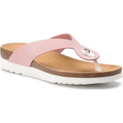 Japonki SCHOLL - Kenna F27397 1248 380 Pale Pink. Czerwone klapki damskie Scholl, bez wzorów, z nubiku, bez obcasa, na obcasie, bez zapięcia. W wyprzedaży za 209.00 zł.