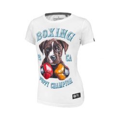 Koszulka damska Pitbull Lil'Champ. Białe t-shirty damskie PITBULL, s, bez wzorów, casualowe, bez kołnierzyka. Za 99.00 zł.