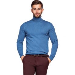 Golf J.Niebieski Sterling. Niebieskie kardigany męskie LANCERTO, z bawełny. Za 199.90 zł.