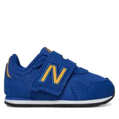 Sneakersy New Balance. Niebieskie trampki i tenisówki chłopięce New Balance, bez wzorów, bez zapięcia. Za 129.99 zł.