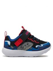 Skechers Sneakersy Shark Wave 407233N/BKBL Kolorowy. Buty sportowe chłopięce Skechers, bez wzorów, ze skóry, bez zapięcia. Za 139.99 zł.
