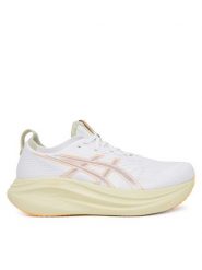 Asics Buty do biegania Gel-Nimbus 27 1011B958 Biały. Białe buty sportowe męskie Asics, z materiału, bez zapięcia, do biegania. Za 689.99 zł.