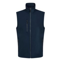 Bezrękawnik Softshell Męski Navigate 2warstwowy. Niebieskie kurtki sportowe męskie Regatta, m, bez wzorów, z softshellu, trekkingowe. Za 122.99 zł.