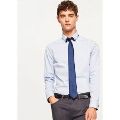 Koszula slim fit z mikroprintem - Niebieski. Koszule męskie marki Giacomo Conti. W wyprzedaży za 49.99 zł.