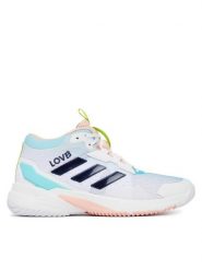Adidas Buty halowe Crazyflight 6 Mid HQ0112 Biały. Białe obuwie sportowe damskie Adidas, bez wzorów, z materiału. Za 699.99 zł.