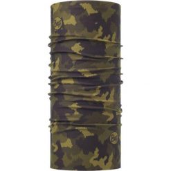 Damski outdoorowy Buff Buff Original Hunter Military - ocieplacz na szyję. Brązowe czapki i kapelusze damskie Buff, bez wzorów, marine. Za 81.99 zł.