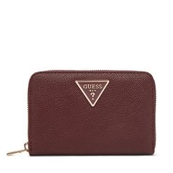 Portfel Guess. Czerwone portfele damskie Guess, z aplikacjami. Za 264.99 zł.