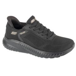 Buty sportowe Sneakersy damskie, Slip-Ins: Sport Squad Chaos - Current Muse. Czarne obuwie sportowe damskie Skechers, bez wzorów, z materiału, sportowe, bez zapięcia. Za 343.00 zł.