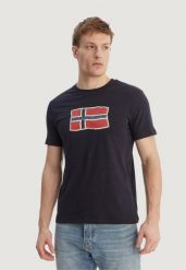 Koszulka crop top Mężczyzna NAPAPIJRI S-MAHSA SS. Białe koszulki sportowe męskie Napapijri, na lato, m, bez wzorów, z bawełny, bez kołnierzyka, bez ramiączek. Za 223.20 zł.