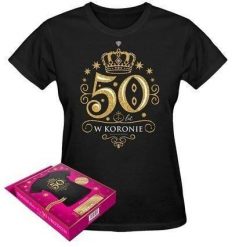 Pan Dragon Koszulka dla Niej-50 w koronie L. T-shirty damskie PAN DRAGON, l, bez wzorów, bez kołnierzyka. Za 65.28 zł.