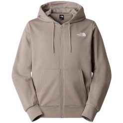 Bluza turystyczna męs The North Face M Simple Dome Light Regular Full Zip Hoodie. Szare bluzy męskie The North Face, m, bez wzorów, bez kaptura. Za 299.00 zł.