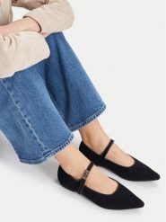 MEXX Baleriny EO-WS1314-01 Czarny. Czarne baleriny damskie Mexx, bez wzorów, bez obcasa. Za 299.99 zł.