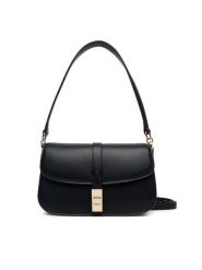 Tommy Hilfiger Torebka Th Heritage Conv Crossover AW0AW19321 Czarny. Czarne torebki do ręki damskie Tommy Hilfiger, bez wzorów, ze skóry, bez dodatków. Za 649.99 zł.