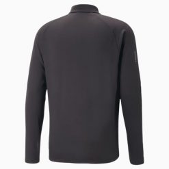 Bluza Męska Puma Run Cloudspun Knit 1/2 Zip. Czarne bluzy męskie Puma, m, bez wzorów, z materiału, bez kaptura. Za 186.60 zł.