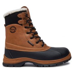 Śniegowce Vertigo Alpes. Brązowe śniegowce i trapery męskie Vertigo Alpes, bez zapięcia. Za 429.99 zł.