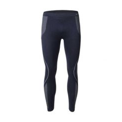 Męskie Legginsy Termoaktywne Buraz. Czarne legginsy sportowe męskie Hi-tec, m, bez wzorów, z elastanu, na fitness i siłownię. Za 106.45 zł.