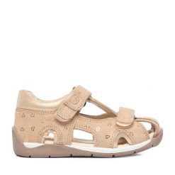 Sandały Lasocki Kids. Brązowe sandały dziewczęce Lasocki Kids, bez zapięcia. Za 129.99 zł.