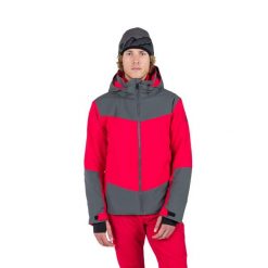 Kurtka narciarska męska Rossignol Wispile. Czerwone kurtki snowboardowe męskie Rossignol, l, bez wzorów, bez kaptura, narciarskie. Za 1,369.00 zł.