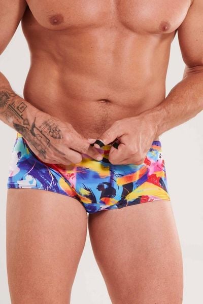 Kąpielówki Trunks Zerod Brushwave. Brązowe kąpielówki męskie ZEROD, m, bez wzorów, z materiału, do pływania. Za 189.00 zł.