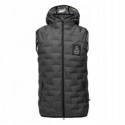 Męska Pikowana Kamizelka PrimaLoft Huel. Szare bluzy męskie ELBRUS, m, bez wzorów, bez kaptura. Za 544.99 zł.