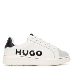 Sneakersy HUGO. Białe trampki i tenisówki chłopięce Hugo, bez wzorów, bez zapięcia. Za 336.99 zł.
