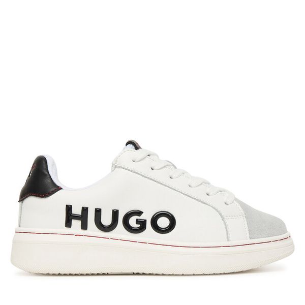 Sneakersy HUGO. Białe trampki i tenisówki chłopięce Hugo, bez wzorów, bez zapięcia. Za 336.99 zł.