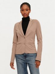 ONLY Marynarka Poptrash 15153144 Brązowy Regular Fit. Brązowe żakiety damskie Only, s, bez wzorów, z syntetyku. Za 229.99 zł.