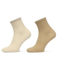 Skarpety krótkie Tommy Hilfiger. Brązowe skarpety damskie Tommy Hilfiger, bez wzorów. Za 49.99 zł.