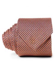 Andrew James jedwabny krawat Mężczyźni Jedwab pomarańczowy, ONE SIZE. Brązowe krawaty i muchy Andrew James, do pracy, bez wzorów, z jedwabiu, biznesowe. Za 179.95 zł.