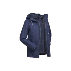 Kurtka TRAVEL 100 3w1 męska. Niebieskie kurtki męskie QUECHUA. Za 249.99 zł.