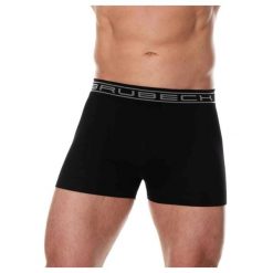 Bokserki bawełniane classic męskie Brubeck Comfort Cotton. Czarne bokserki męskie Brubeck, m, bez wzorów, z bawełny. Za 41.99 zł.