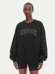 Reebok Bluza Reebok x Ewa Chodakowska Kalina RK25622CCW Czarny Relaxed Fit. Czarne bluzy damskie Reebok, s, bez wzorów, z bawełny, bez kaptura. Za 249.99 zł.