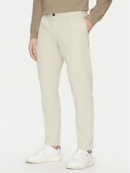 BOSS Chinosy 50529308 Beżowy Relaxed Fit. Brązowe spodnie materiałowe męskie Boss, m, bez wzorów, z bawełny. Za 319.99 zł.