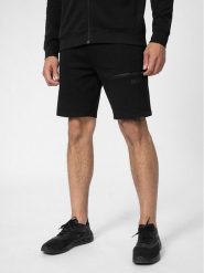 4F Szorty sportowe 4FSS23TSHOM057 Czarny Regular Fit. Czarne krótkie spodenki sportowe męskie 4f, m, bez wzorów, z bawełny. Za 129.99 zł.