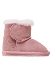 EMU Australia Śniegowce Toddle B10737 Różowy. Czerwone buty zimowe dziewczęce Emu Australia, ze skóry, bez zapięcia. Za 259.99 zł.