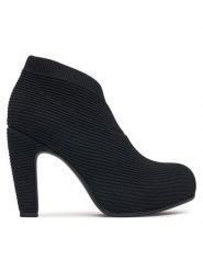 United Nude Botki Fold HI II 10870991129 Czarny. Czarne botki damskie United Nude, z materiału, bez obcasa, na słupku, bez zapięcia. Za 1,169.00 zł.