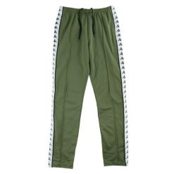 Second life - Spodnie dresowe męskie Vintage Kappa - Stan bardzo dobry. Zielone spodnie sportowe męskie Kappa, l, bez wzorów, z dresówki, do biegania. Za 127.76 zł.