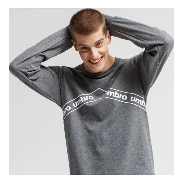 Umbro Bluza Syvari , szary, rozmiar XXL. Szare bluzy męskie Umbro, m, z aplikacjami, z bawełny, bez kaptura. Za 99.99 zł.