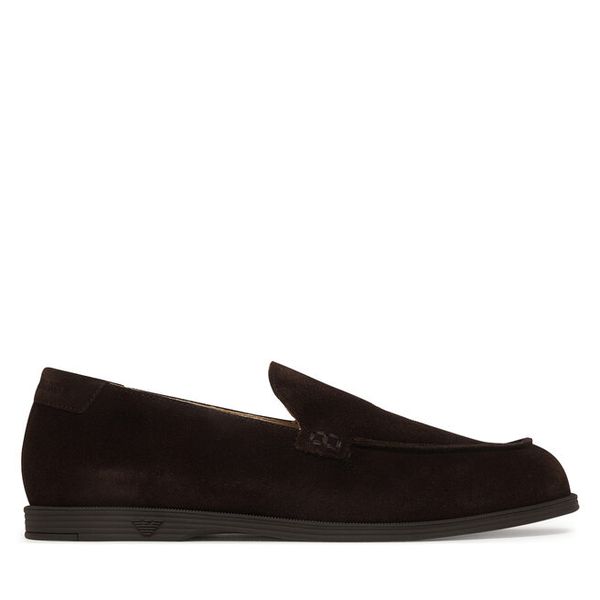 Lordsy Emporio Armani. Brązowe mokasyny męskie Emporio Armani. Za 1,167.99 zł.