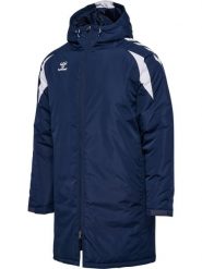 Parka Hummel Core 2.0. Białe parki damskie Hummel, l, bez wzorów, z materiału, klasyczne, z kapturem. Za 372.00 zł.