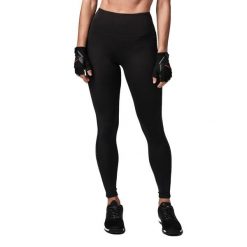 Legginsy damskie STRONG ID Essential. Czarne legginsy sportowe damskie STRONG ID, s, bez wzorów, na fitness i siłownię. Za 149.99 zł.
