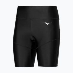 Spodenki do biegania damskie Mizuno Core Mid Tight. Czarne legginsy damskie Mizuno, bez wzorów, do biegania. Za 83.99 zł.